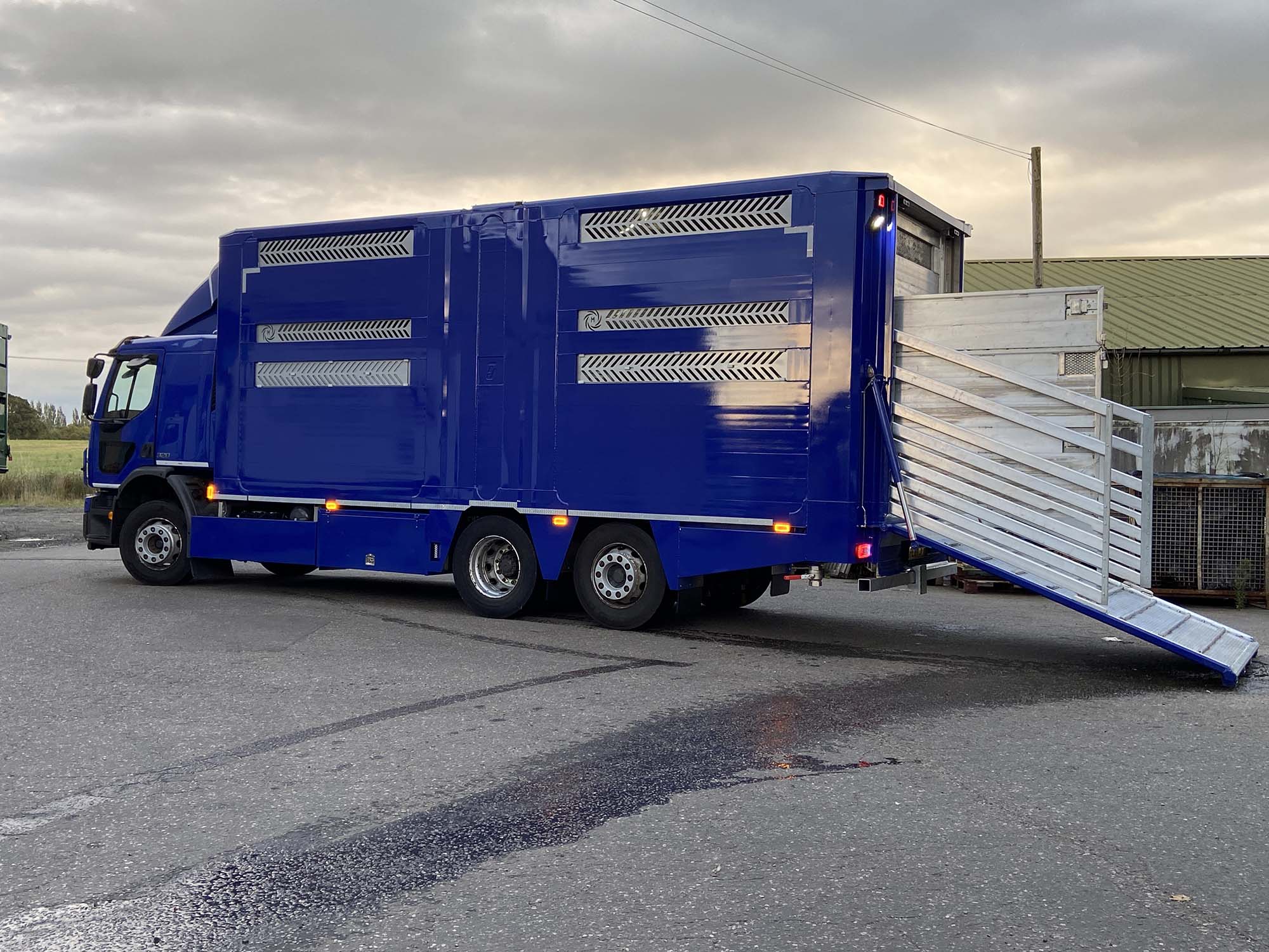 Blue Lift Shaft Body Livestock Container in Sussex